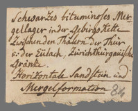 L 02301
<br/>
Label met opschrift
<br/>
<em>Escher von der Linth, Johannes Conrad (1767-1823)</em>